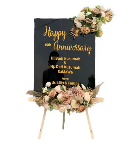 Papan Bunga Akrilik Cigemlong